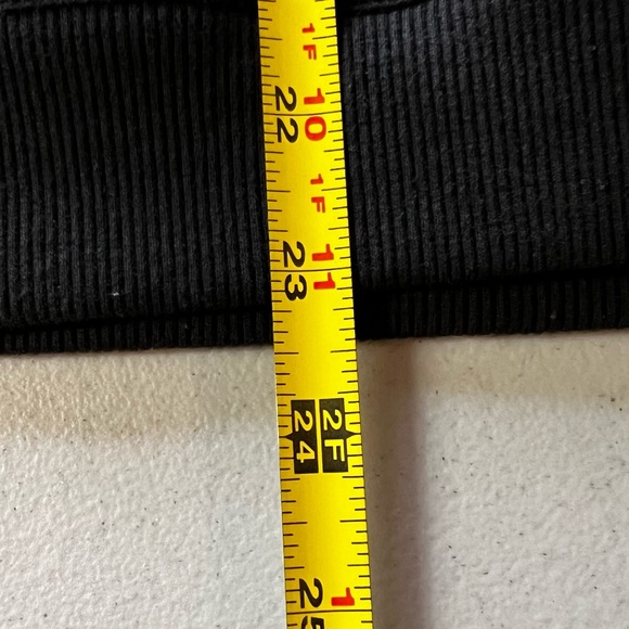 Juicy Couture Sport Black Crewneck Pullover Long Sleeve Thumb-Hole Sweatshirt L - Picture 11 of 12